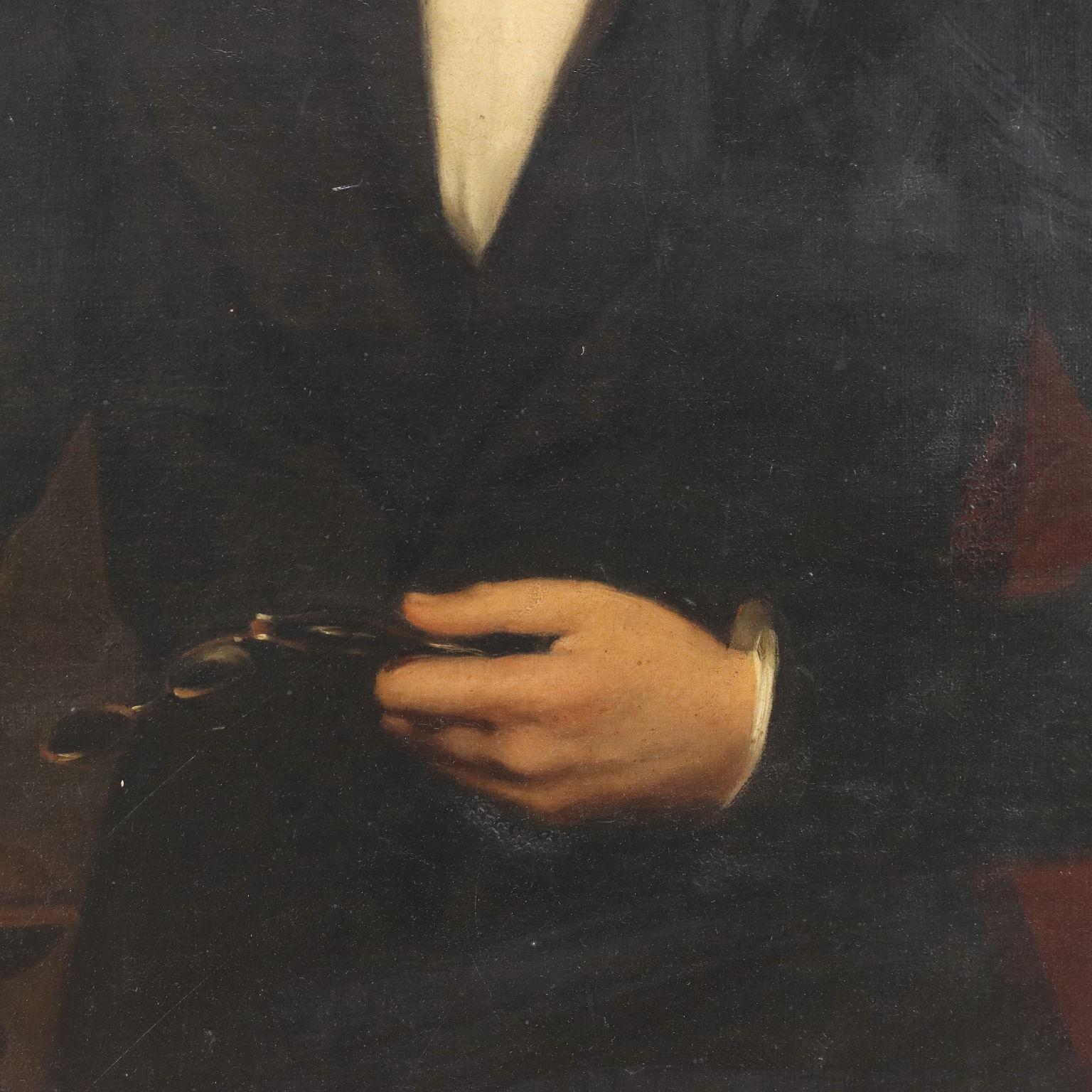 Ritratto di Lord Wood of Inchyra XIX century in vendita 1