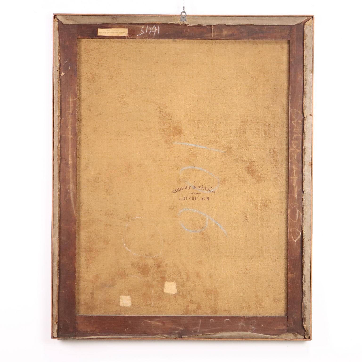 Ritratto di Lord Wood of Inchyra XIX century in vendita 4