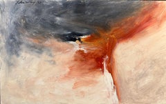 John Way Pittura ad olio espressionista astratta, Composizione astratta 1963