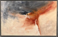 John Way Pittura ad olio espressionista astratta, Composizione astratta 1963