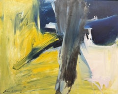 John Way Pittura ad olio espressionista astratta, Composizione astratta 1967
