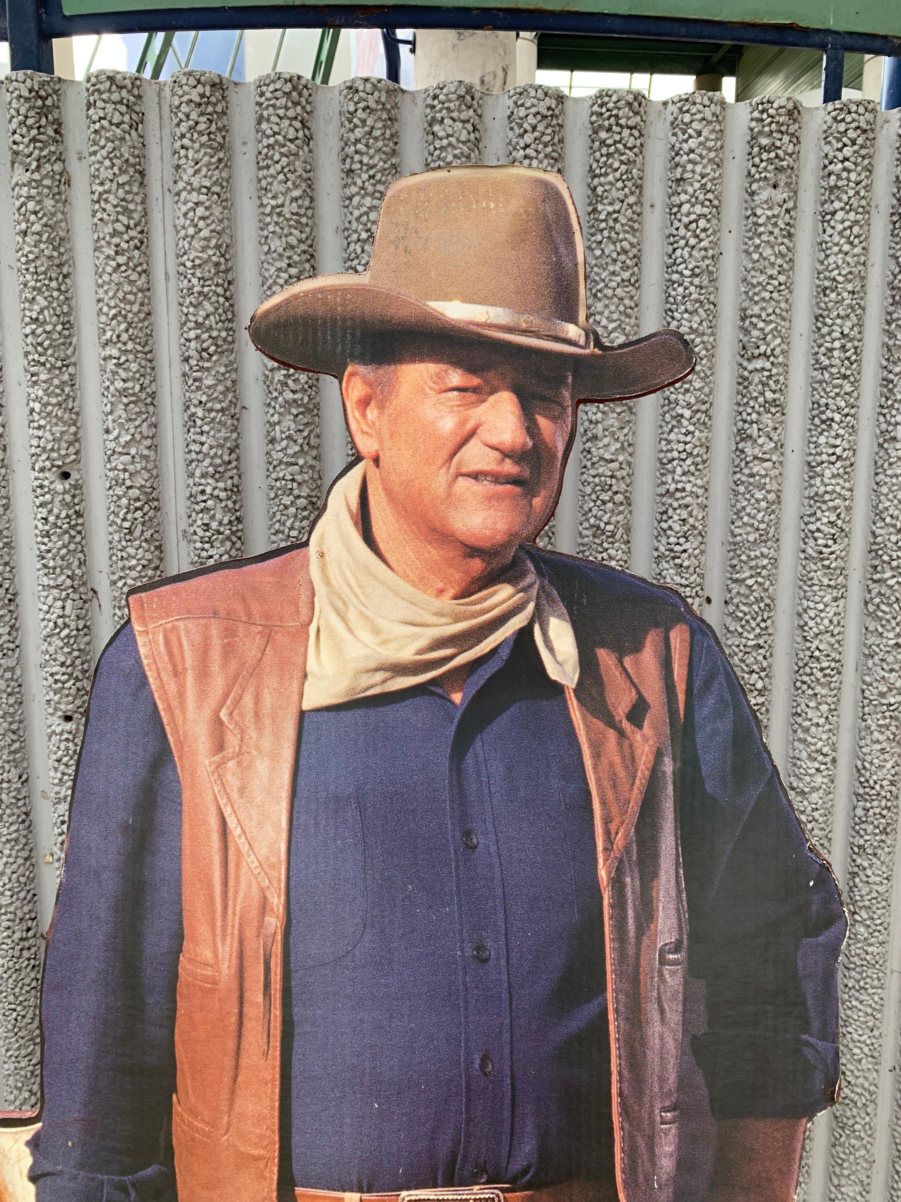 Silhouette von John Wayne, aus einem Reisefilm, 1980–1997 (Postmoderne) im Angebot