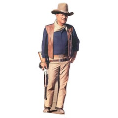 Vintage John Wayne Silhouette, from a Traveling Cinema, 1980-1997