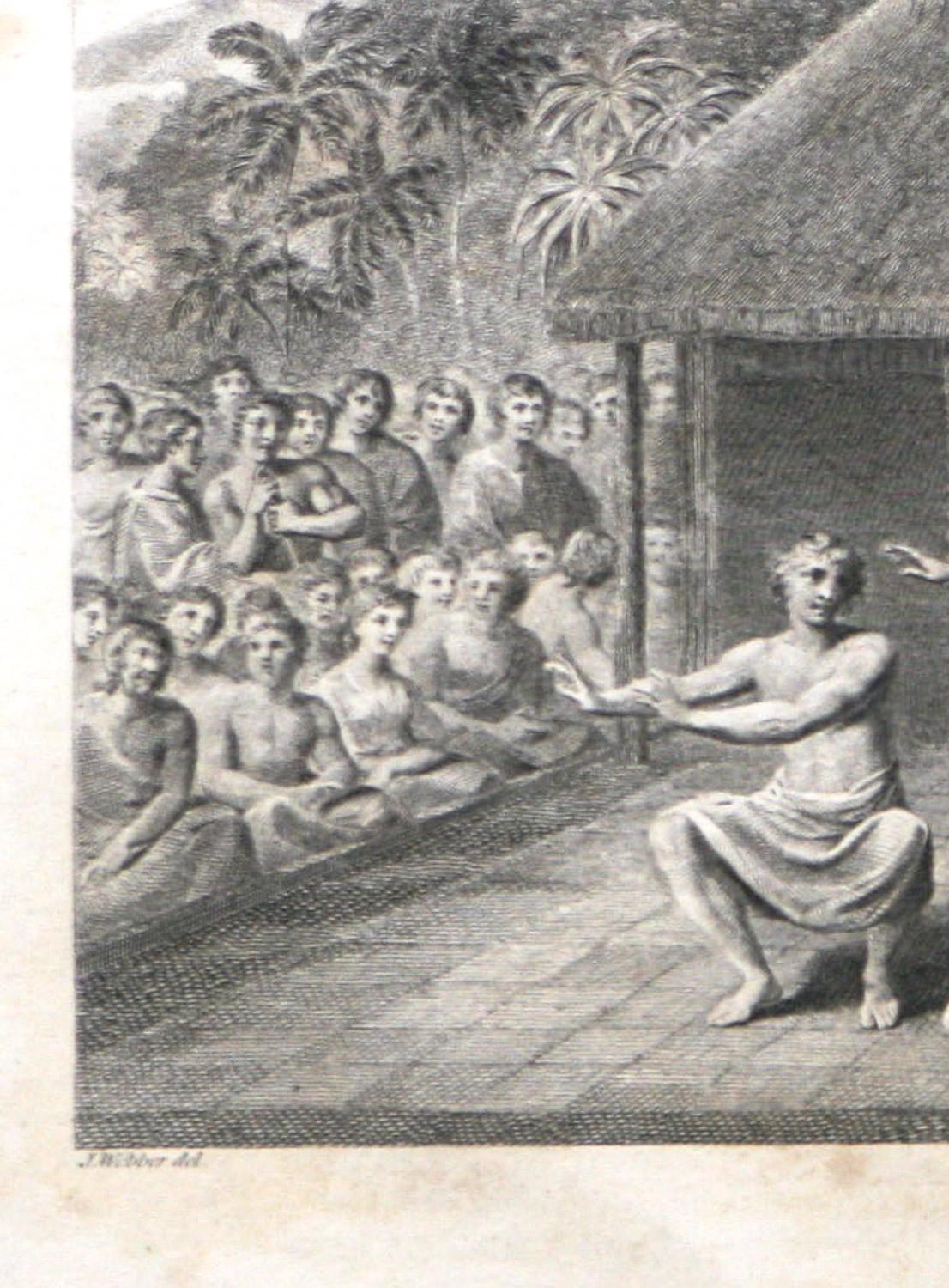Ein Tanz in Otaheite (Tahiti) 1784 James Cook Final Voyage von John Webber im Angebot 3