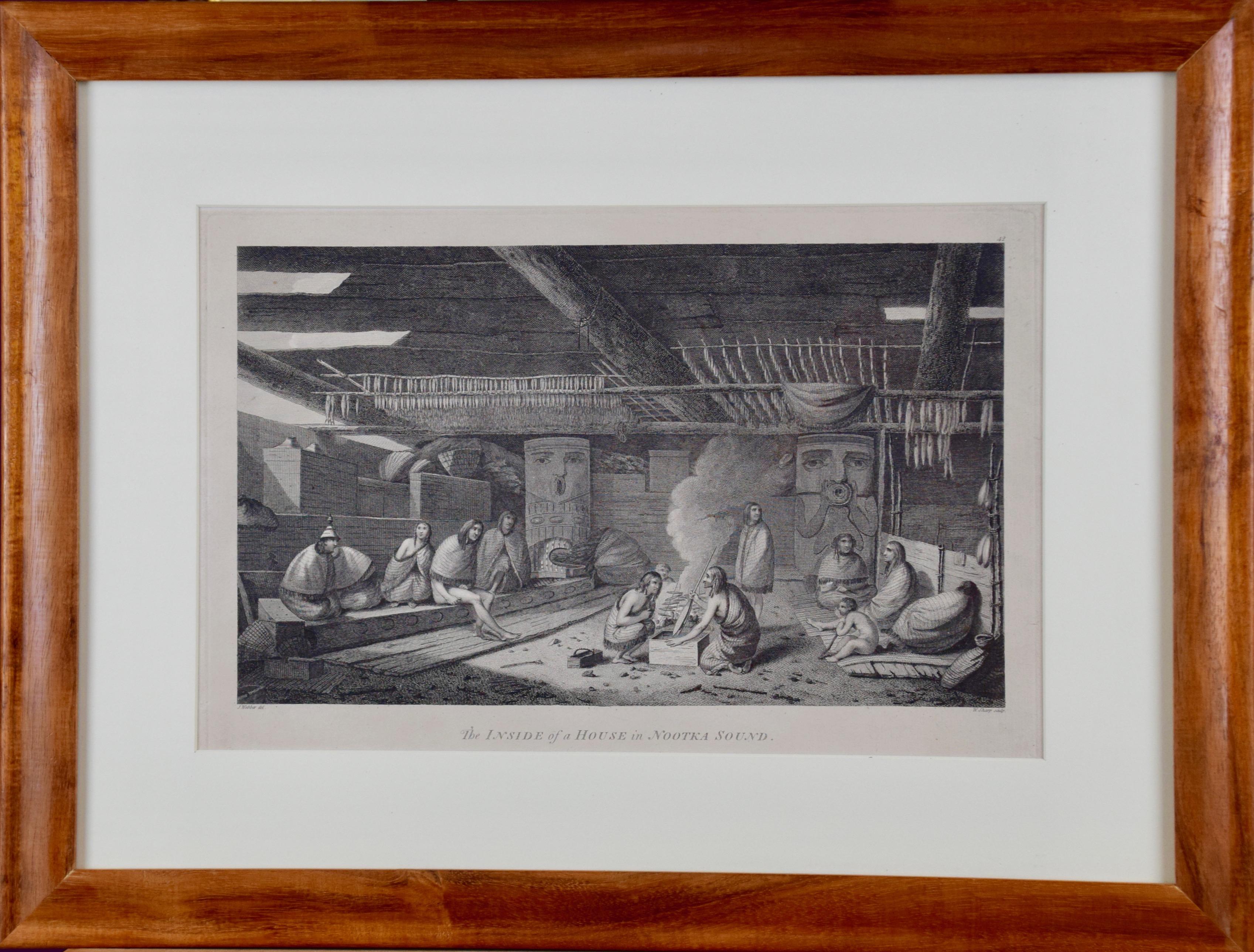 A Group of Four 18th Century Engravings from Captain Cook's 3rd Voyage Journal For Sale 3