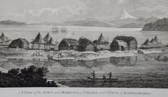 Kamtschatka, Russia: Engraving by J. Webber from Capt. Cook's 3rd Voyage Journal