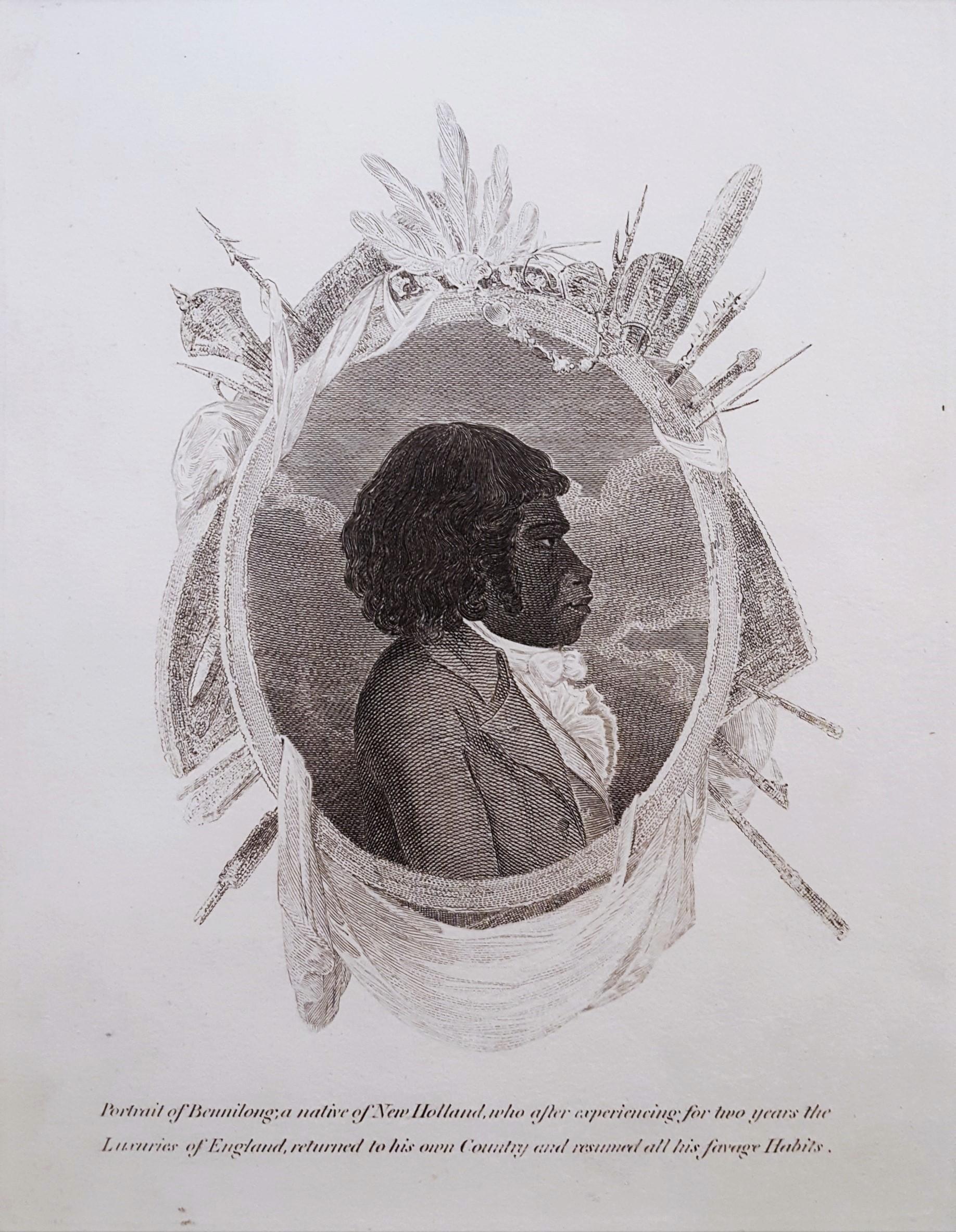 Portrait of Bennelong - Print by After John Webber