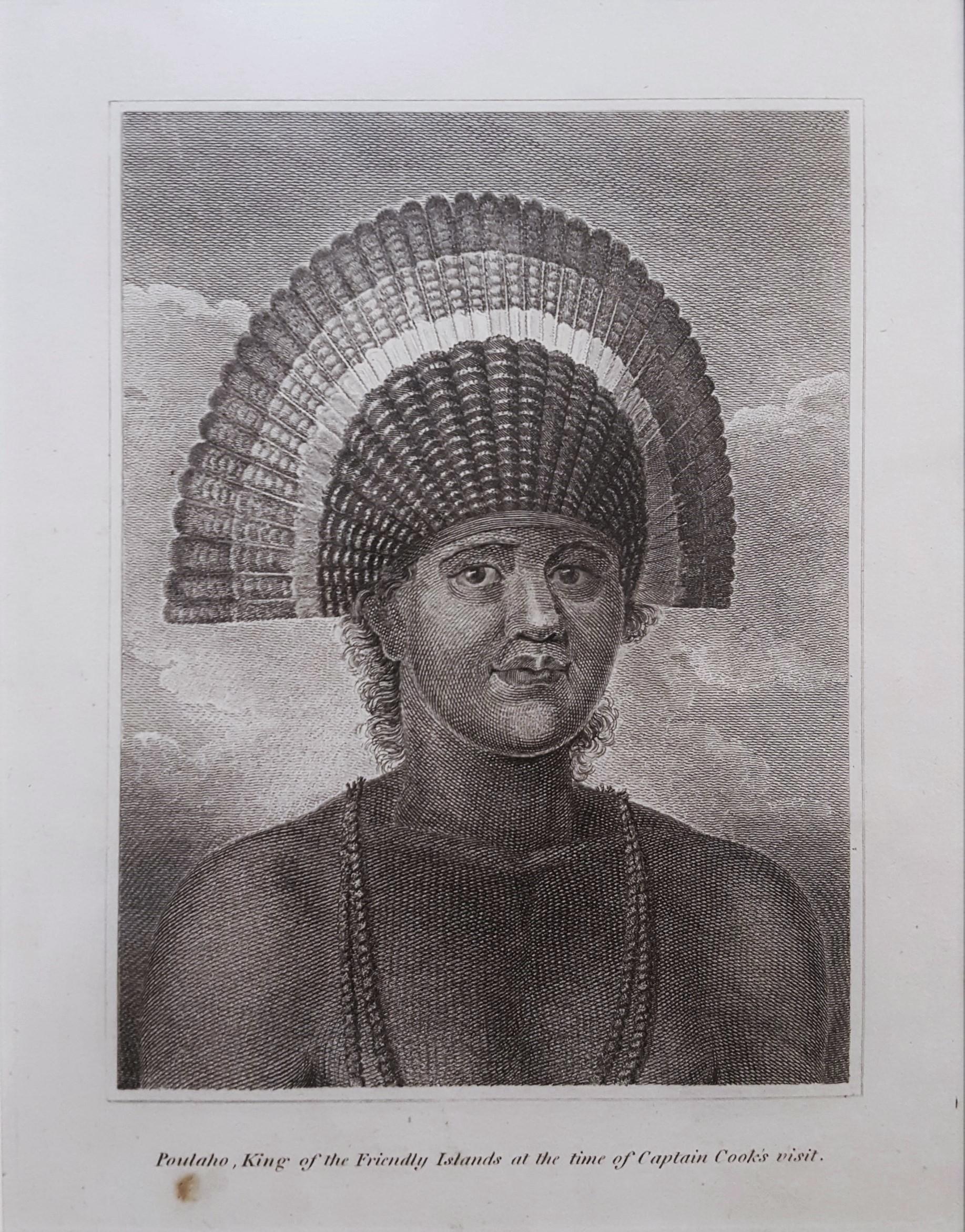 Poulaho, King of the Friendly Islands - Print by After John Webber
