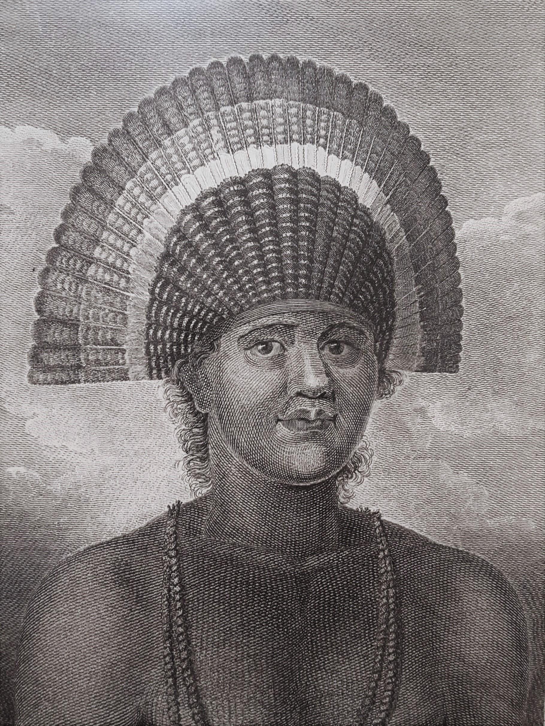 After John Webber Portrait Print - Poulaho, King of the Friendly Islands