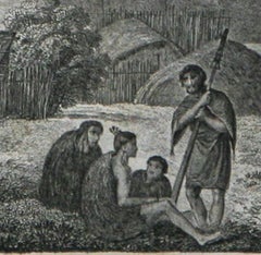 The Inside of a Hippah in New Zealand from Captain Cooks Travels