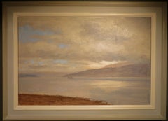 John Webster RSMA (1932-2020) post impressionist oil painting LOCH FYNE SCOTLAND