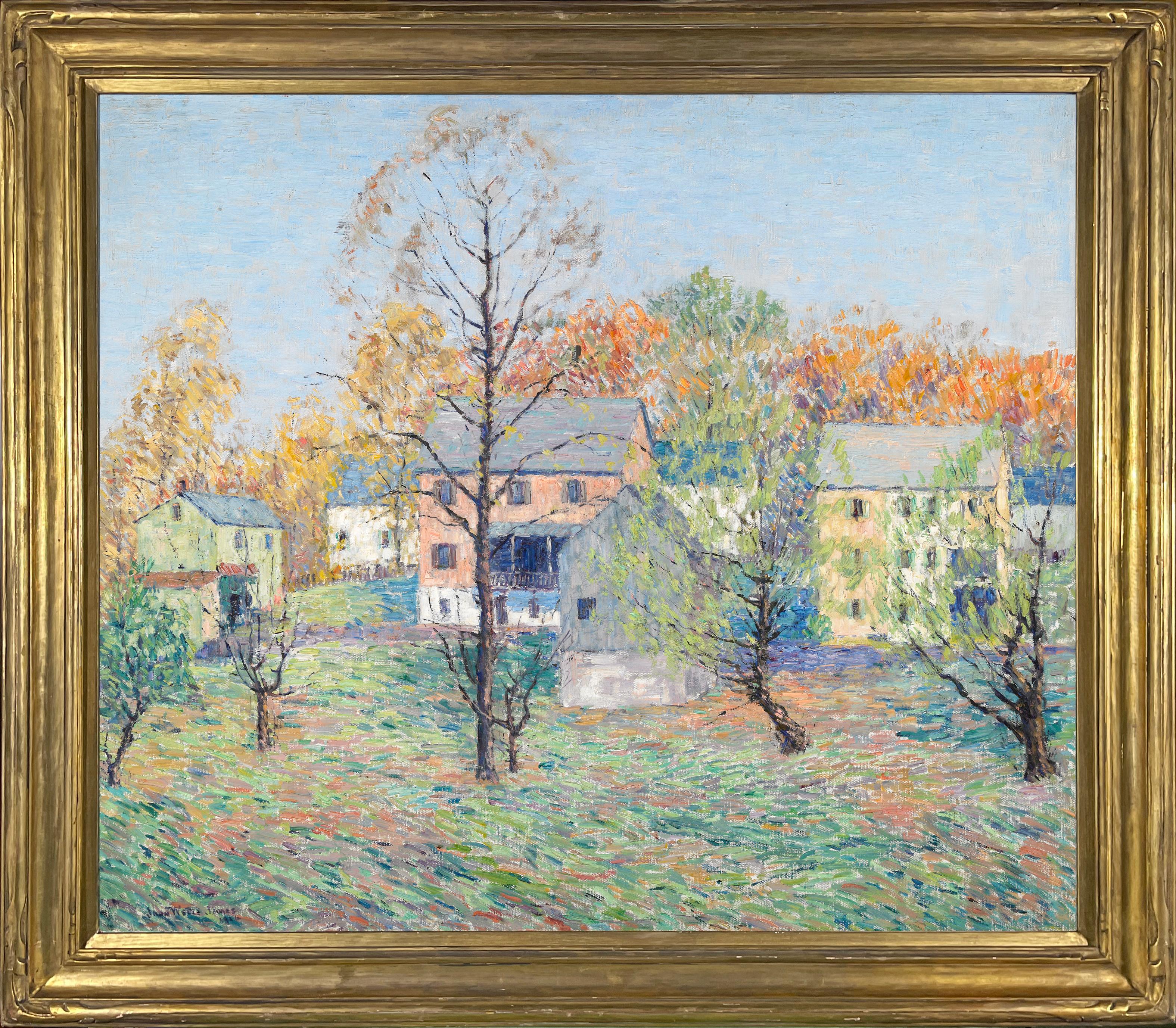 Spring Landscape - Painting by John Wells James