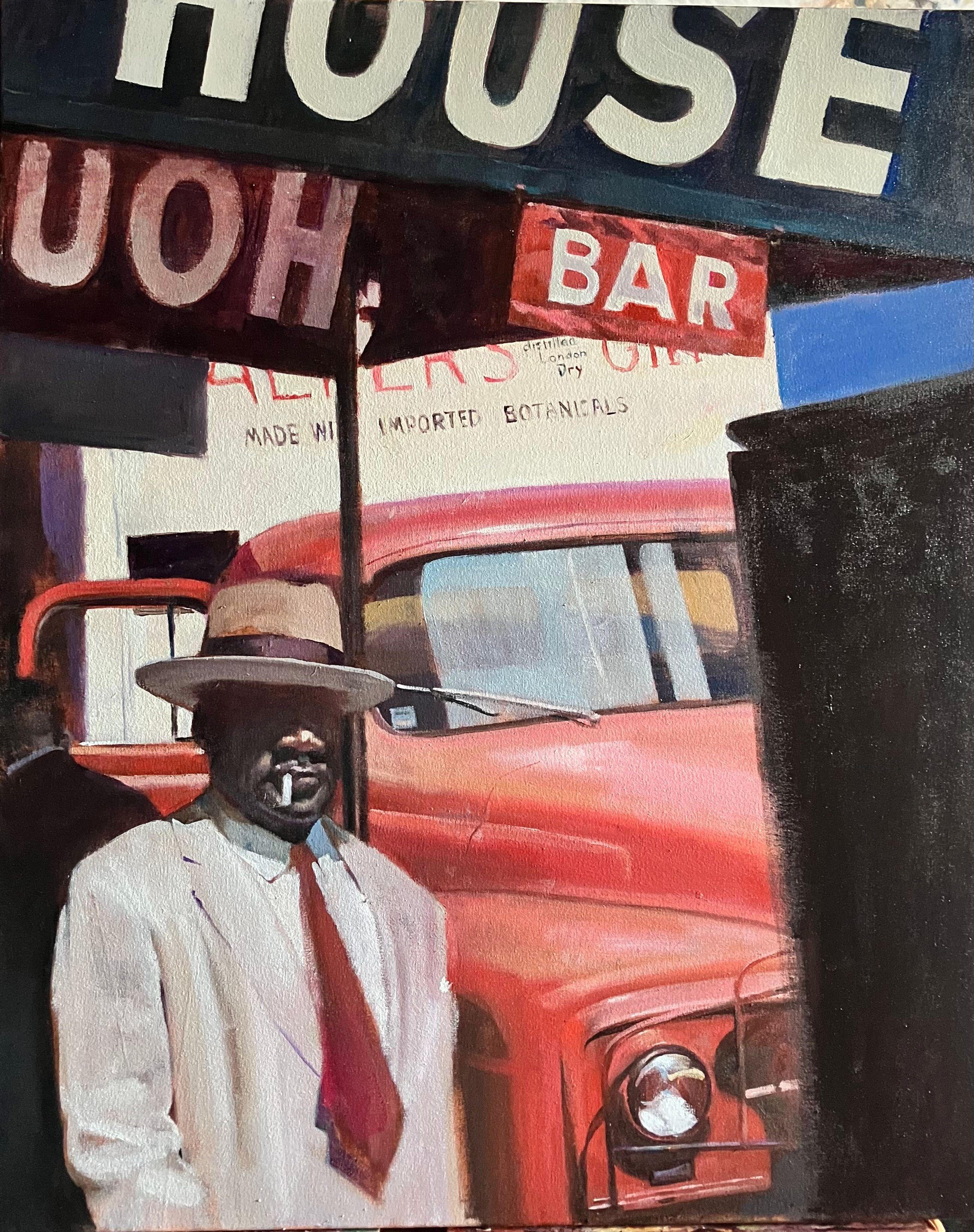 Dopo Leiter 1, Pittura, Olio su tela - Painting di John Welsh