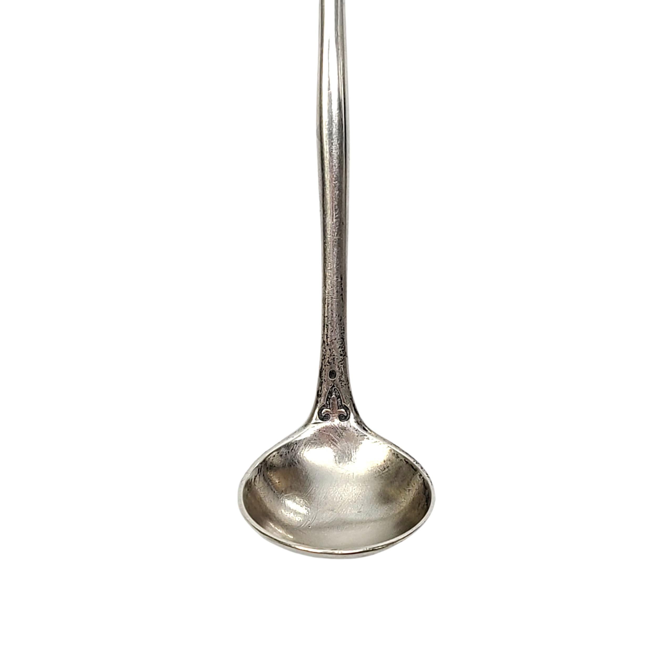 John Wendt for Ball Black & Co. Mestolo di senape arabescato in argento sterling con mono. in vendita 1