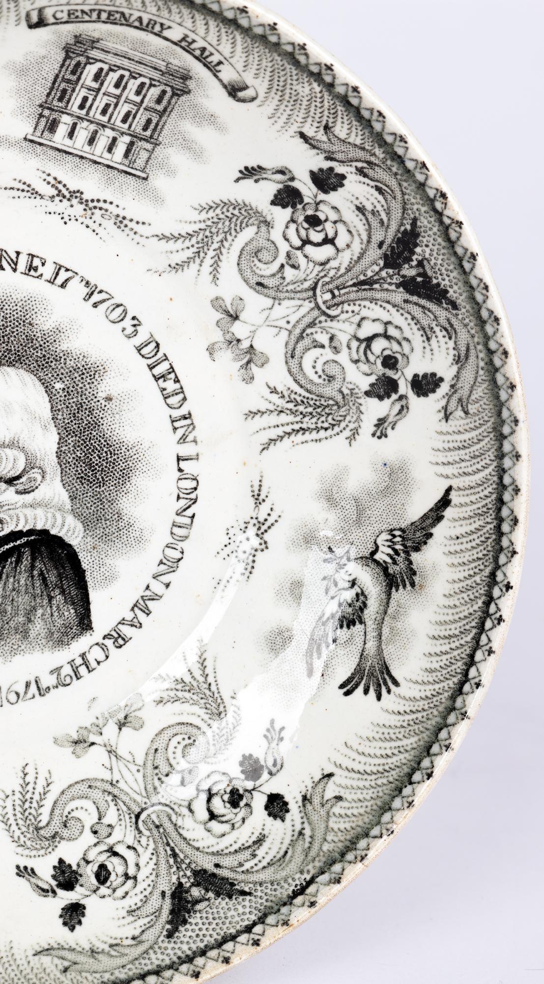 Piatto in ceramica commemorativo del centenario di John Wesley Methodist Appeal in vendita 1