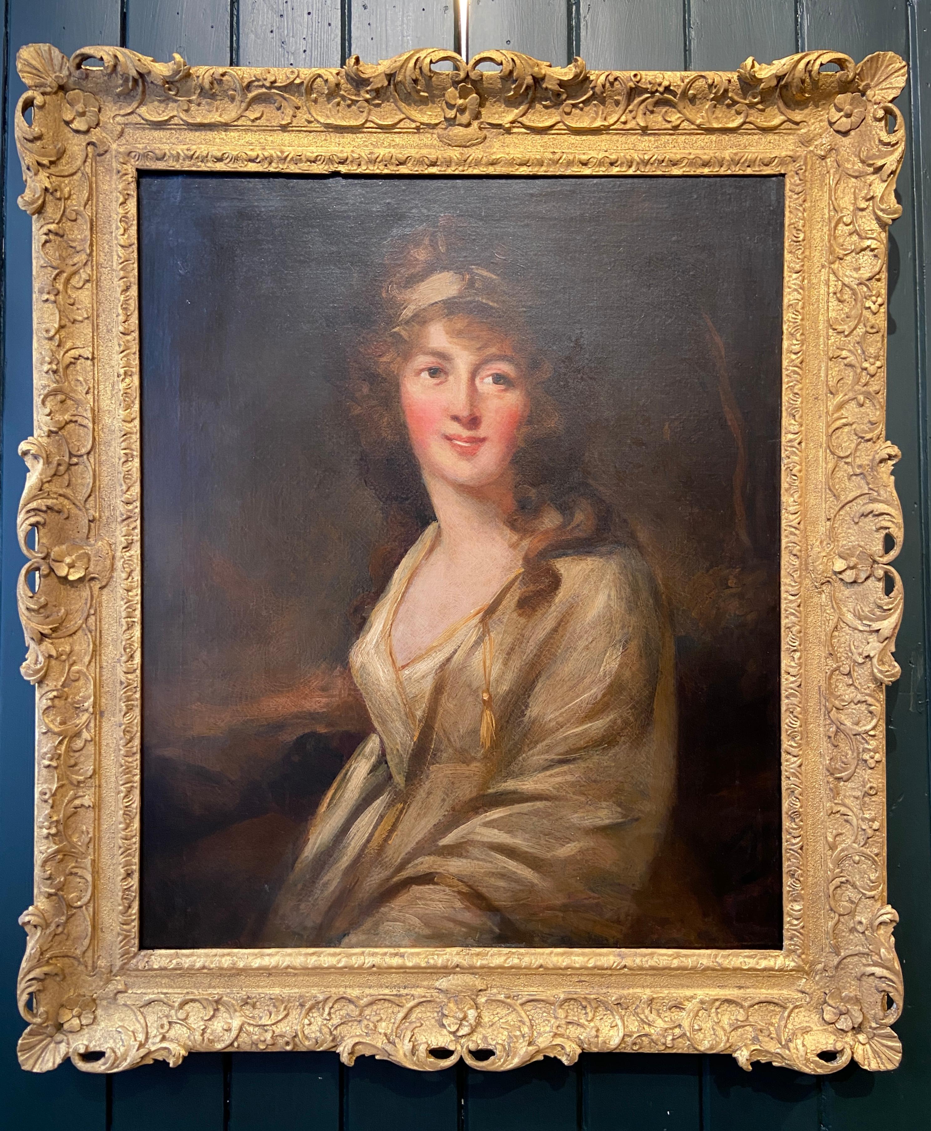 Ritratto di donna - Painting di John Westbrooke Chandler
