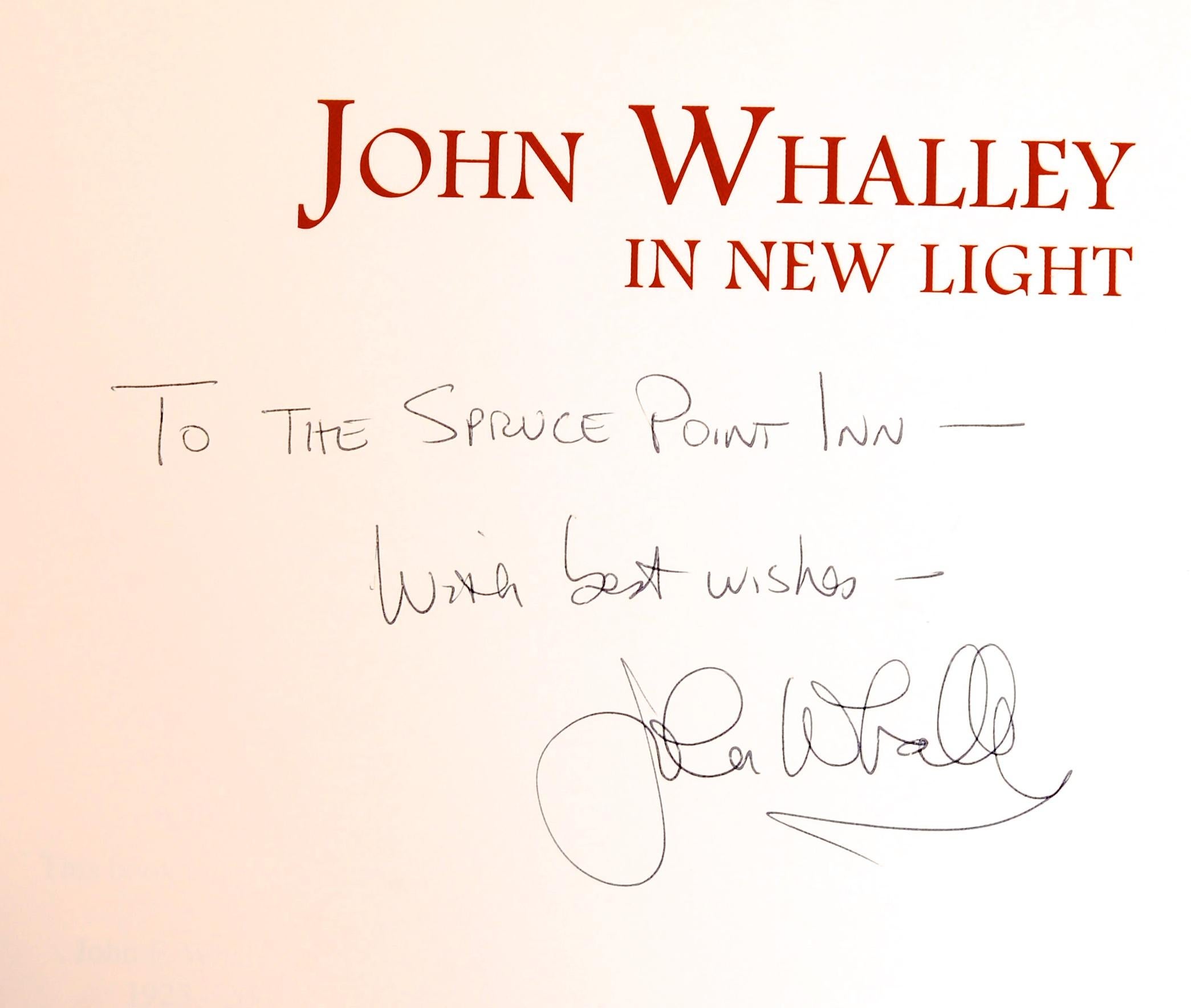 John Whalley: In New Light by John Whalley, Signed. Published by John Whalley Studio, ME, 2006. Signed 1st Ed hardcover no dust jacket. The Maine artist lives in Damariscotta. 