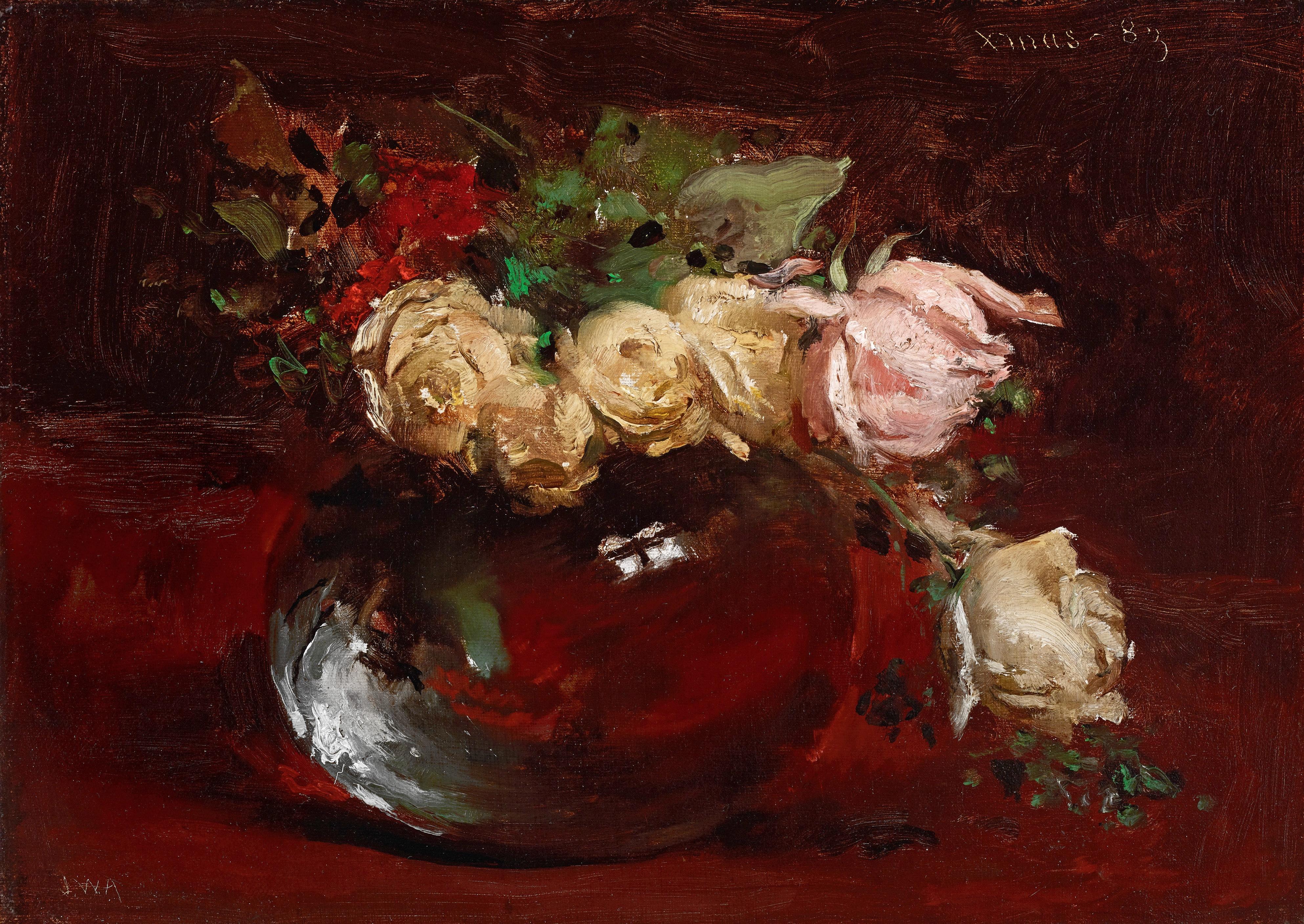 Natura morta - Painting Impressionismo americano di John White Alexander