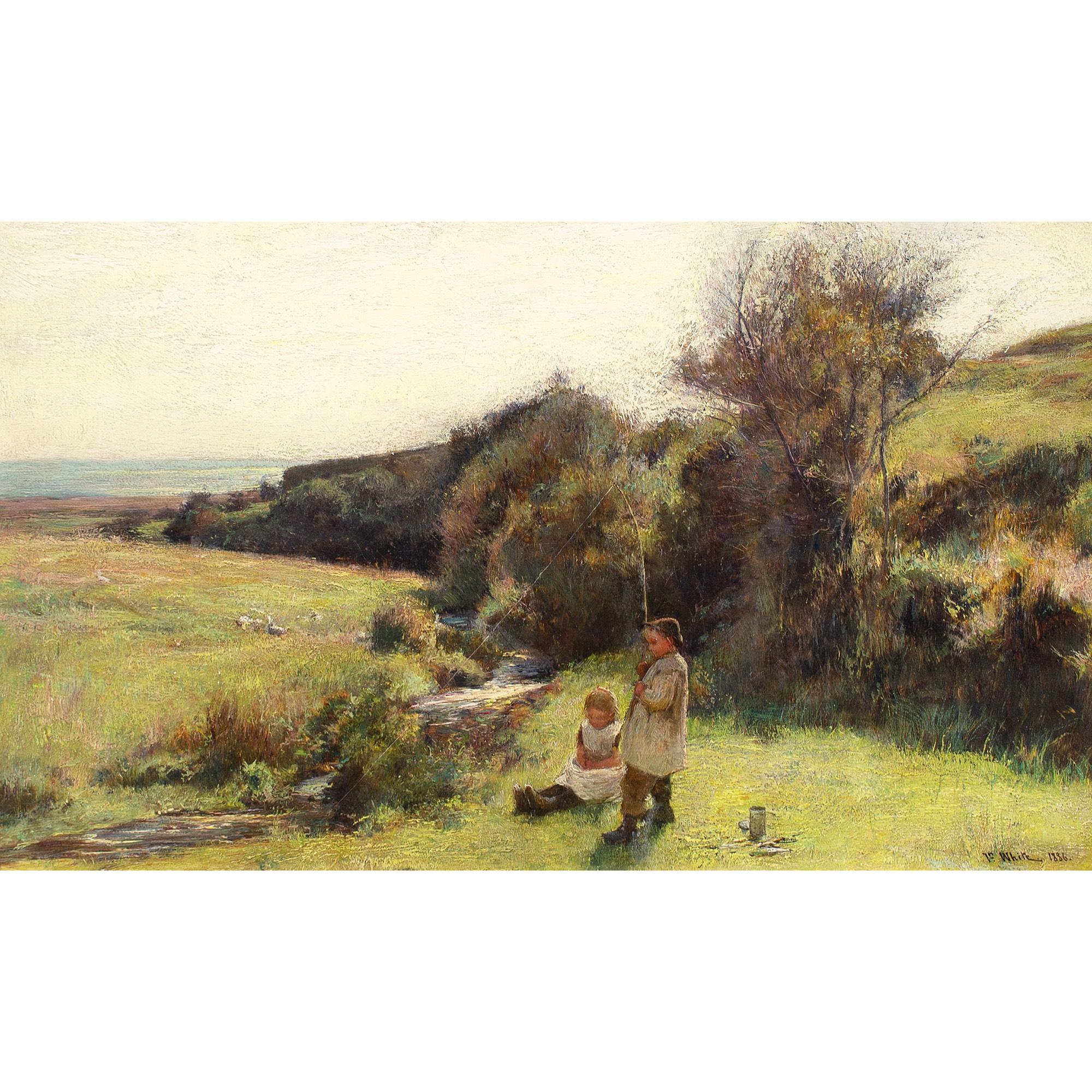 John White, The Big One, Oil Painting 1