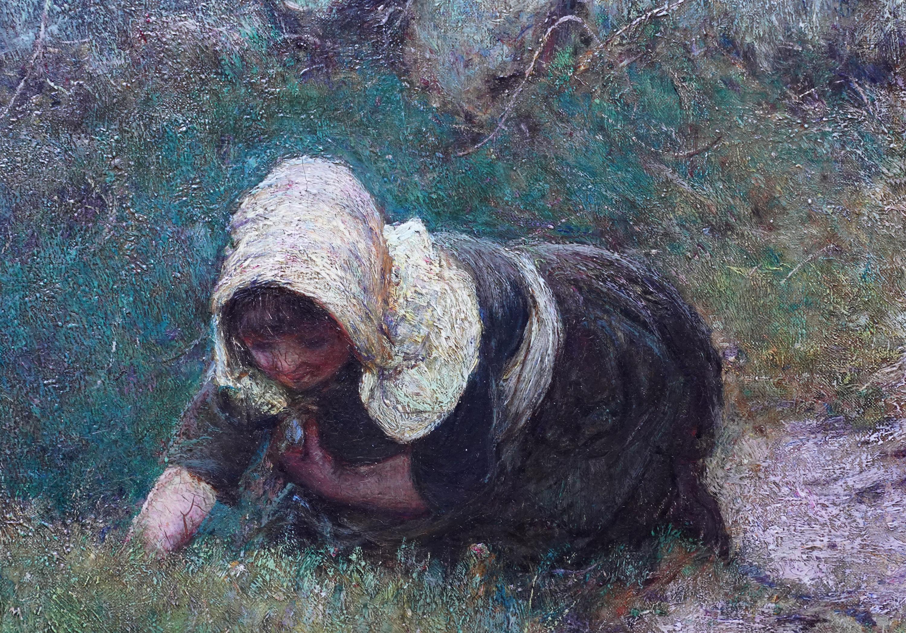 John White Over the Sea, Sennen British Victorian coastal portrait