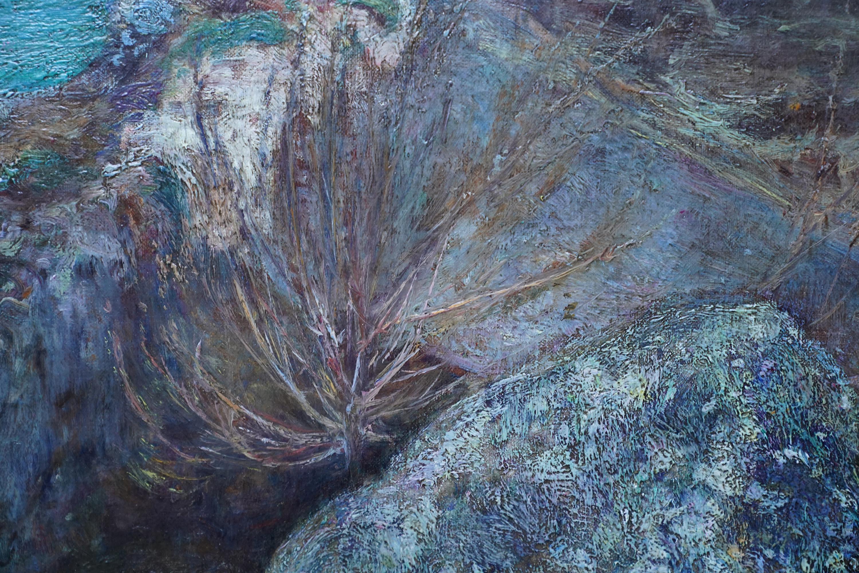 John White Over the Sea, Sennen British Victorian coastal portrait