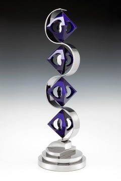 "Cleopatra's Cobra" abstract geometric sculpture