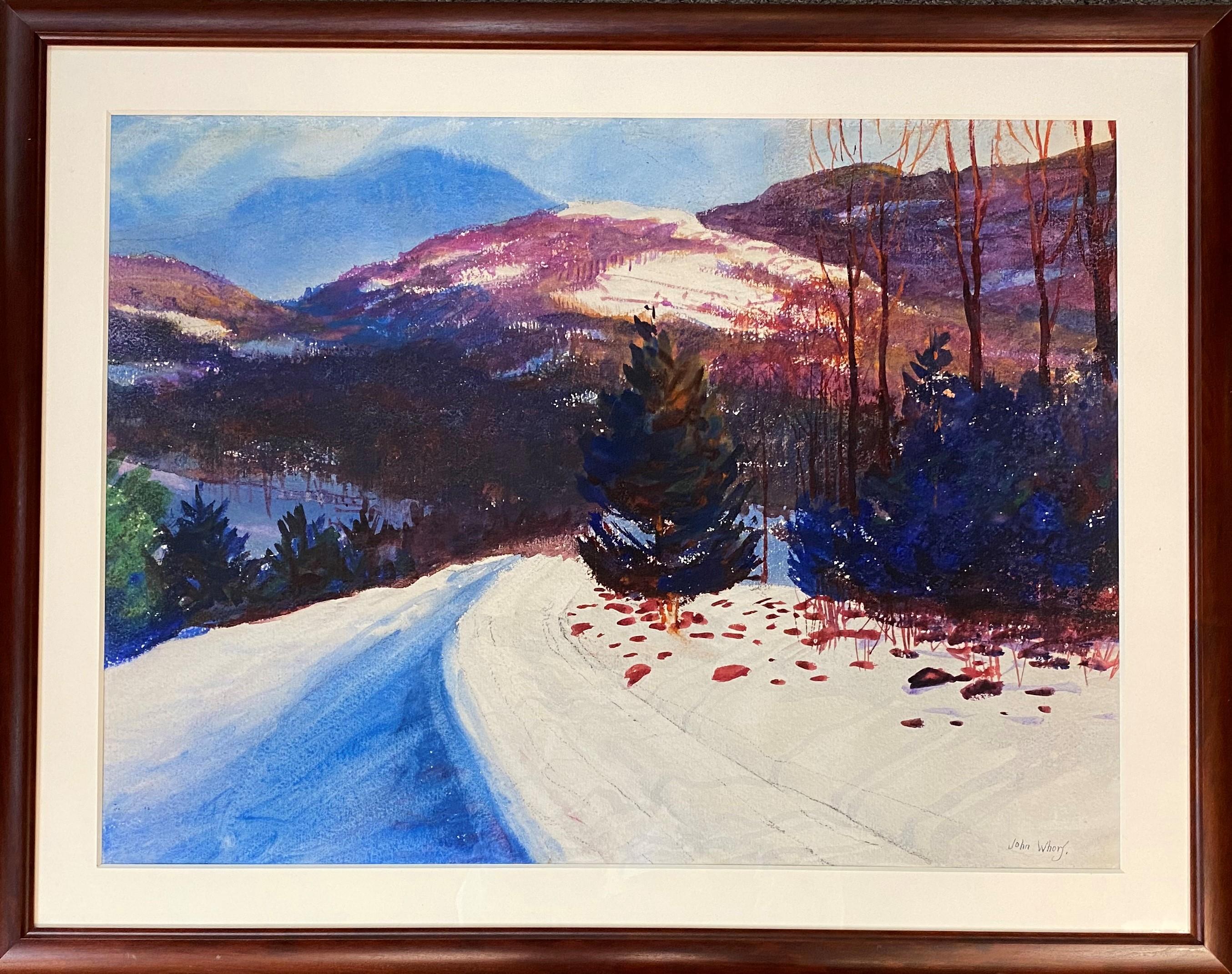 John Whorf Landscape Painting - Equinox Mountain, VT