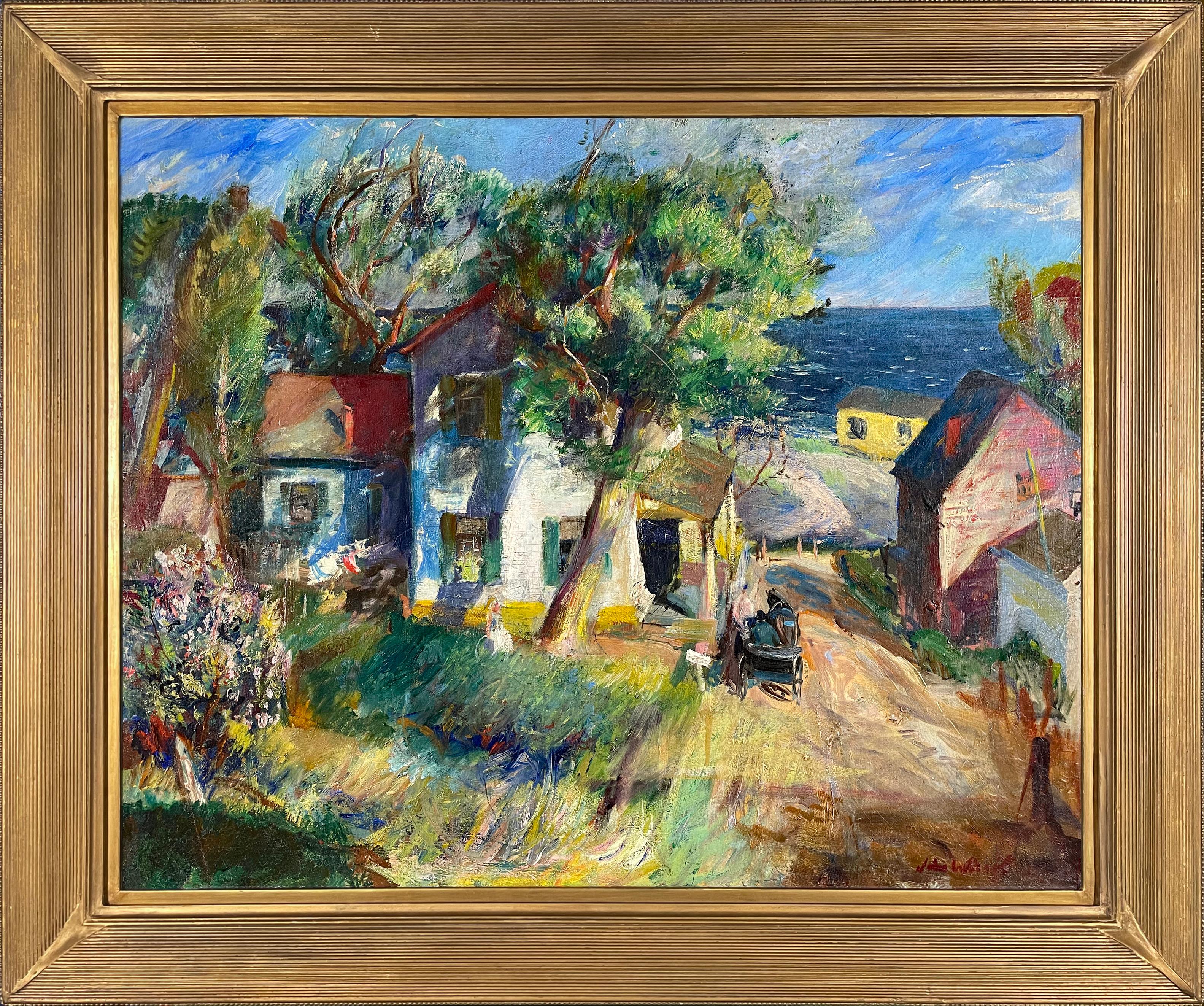 Paysage de bord de mer Provincetown - Painting de John Whorf