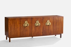 John Widdcomb, Cabinet, Wood, Brass, USA, 1950s