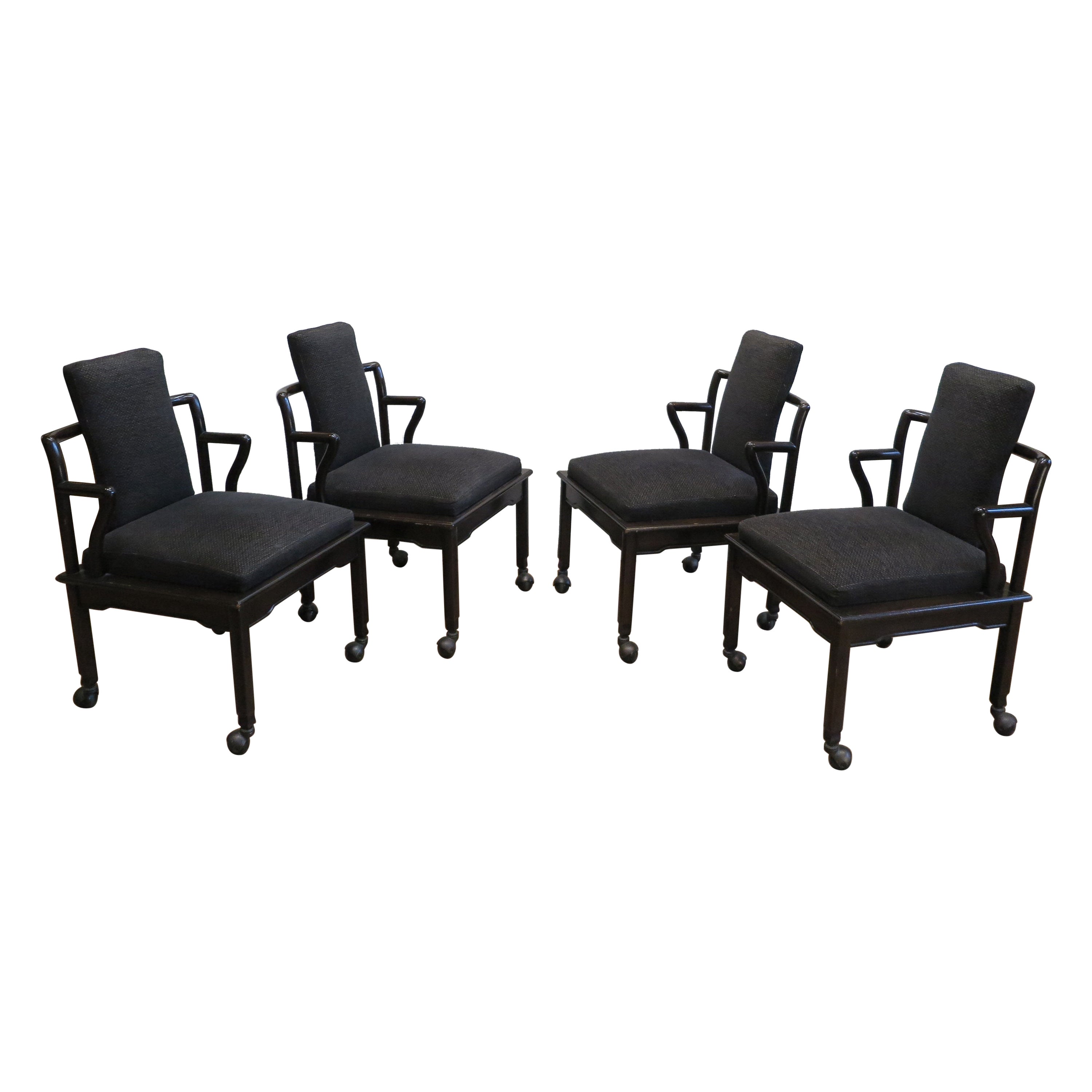 Asiatisch inspirierte Stühle von John Widdicomb im Angebot