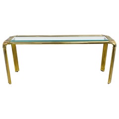 John Widdicomb Brass Console Table