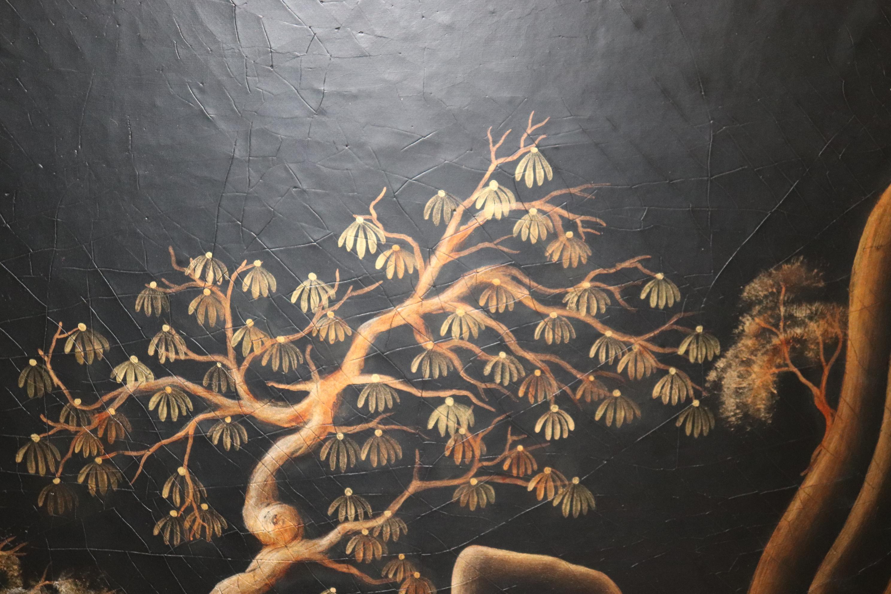 Buffet de commode décoré de peinture chinoiseries avec détails dorés de John Widdicomb  en vente 13