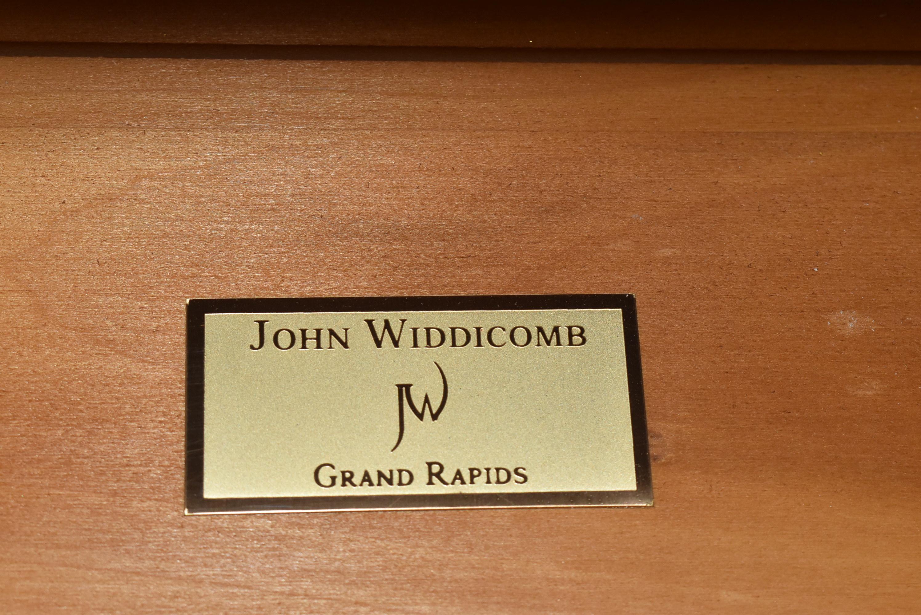 Wood John Widdicomb Console Table Rococo Style Carved Mahogany