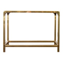 John Widdicomb Designed Brass Console Table 1970s