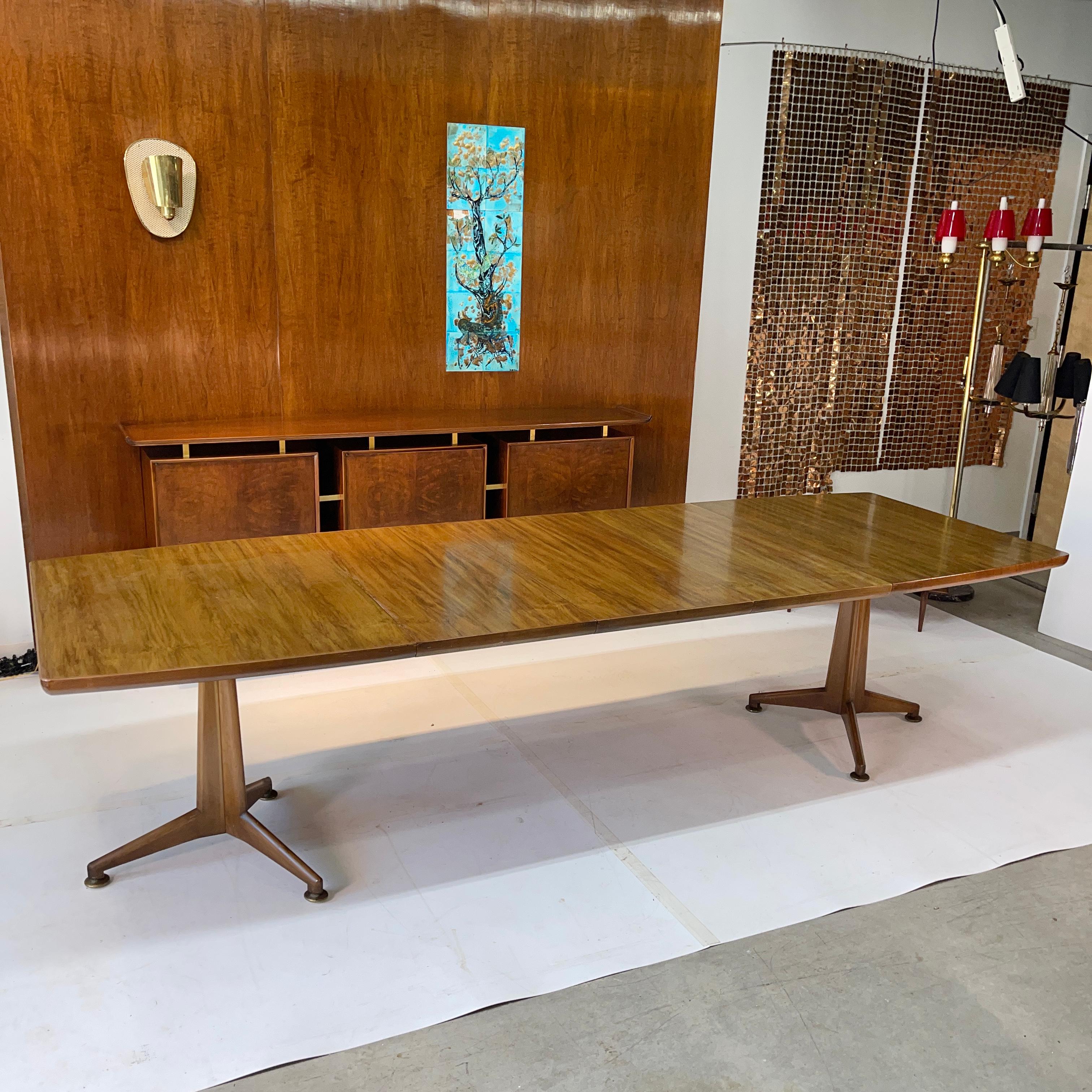 Mid-Century Modern John Widdicomb Extension Dining Table by J. Stuart Clingman