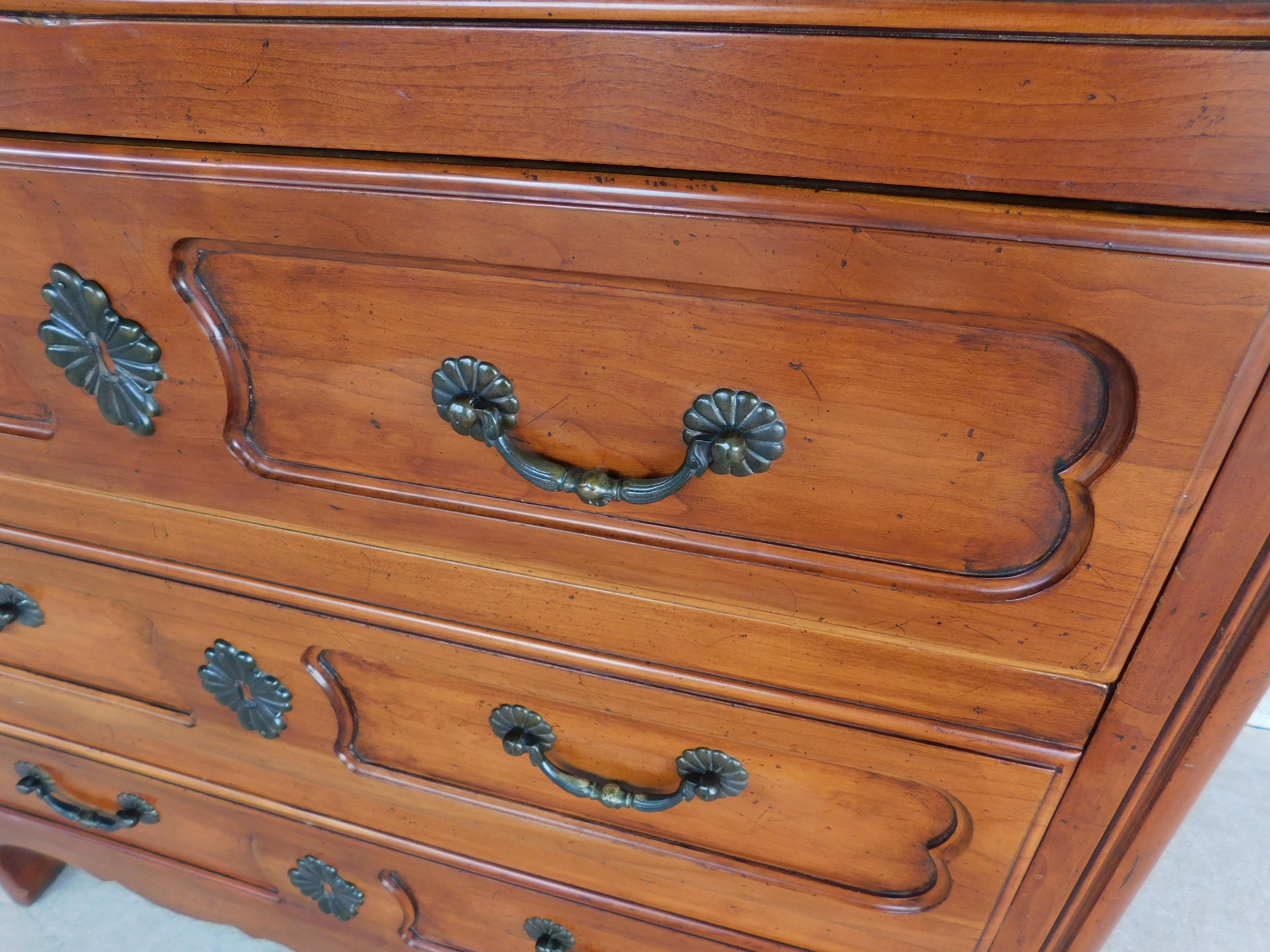 John Widdicomb French Country Style 3 Drawer Commode 1