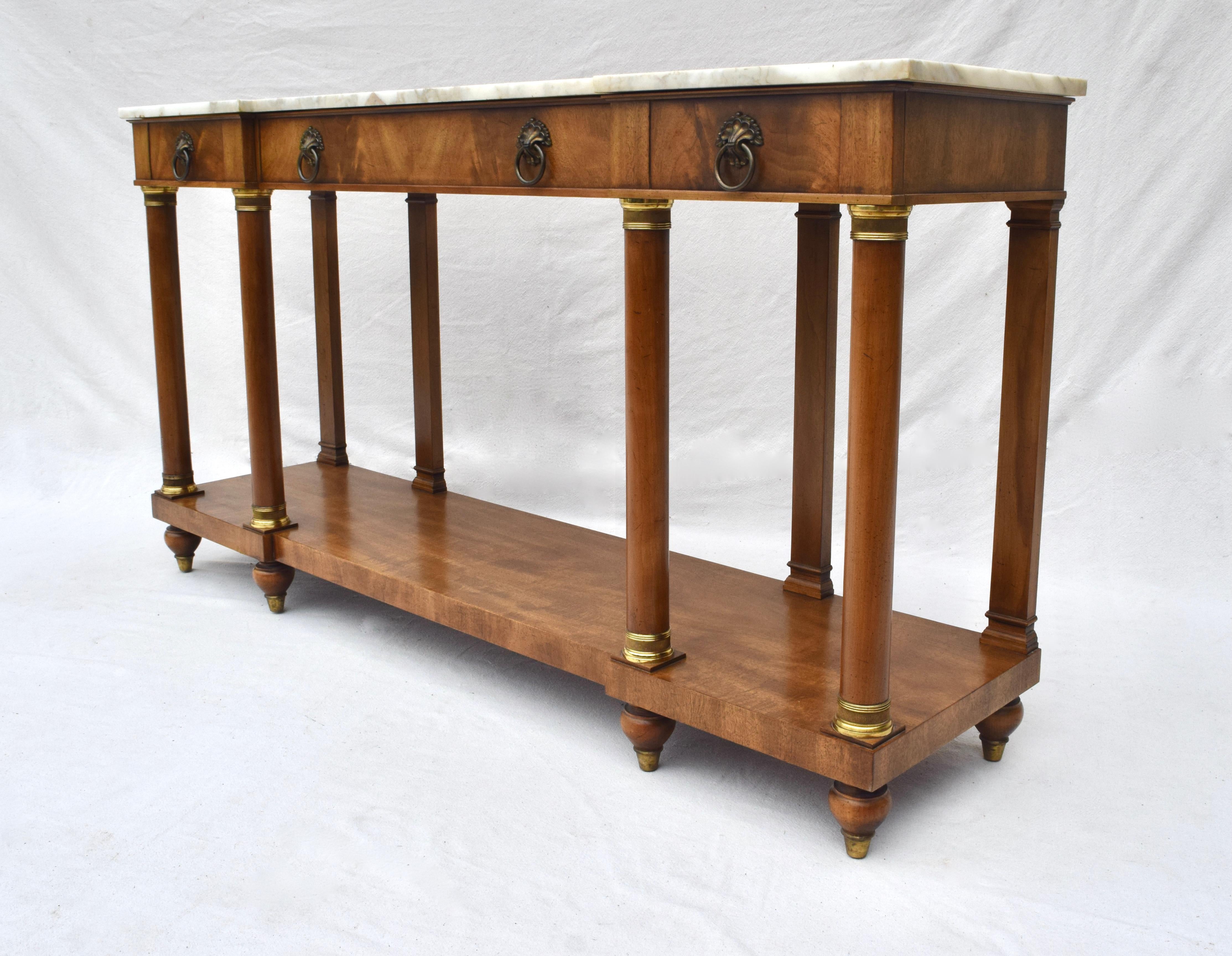 John Widdicomb French Neoclassical Style Server or Console Table In Good Condition In Southampton, NJ