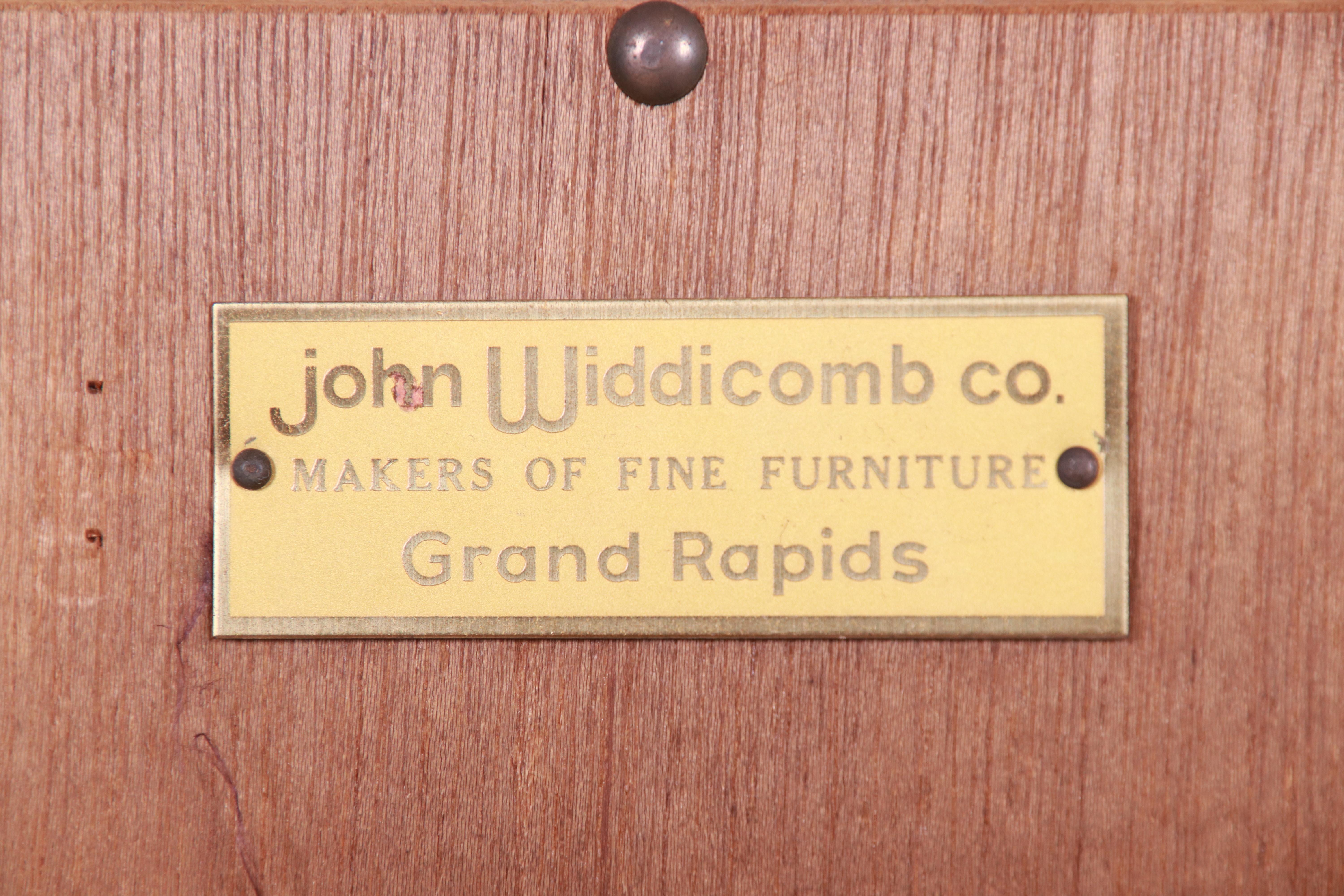 John Widdicomb French Provincial Louis XV Carved Oak Wall Mirror 2