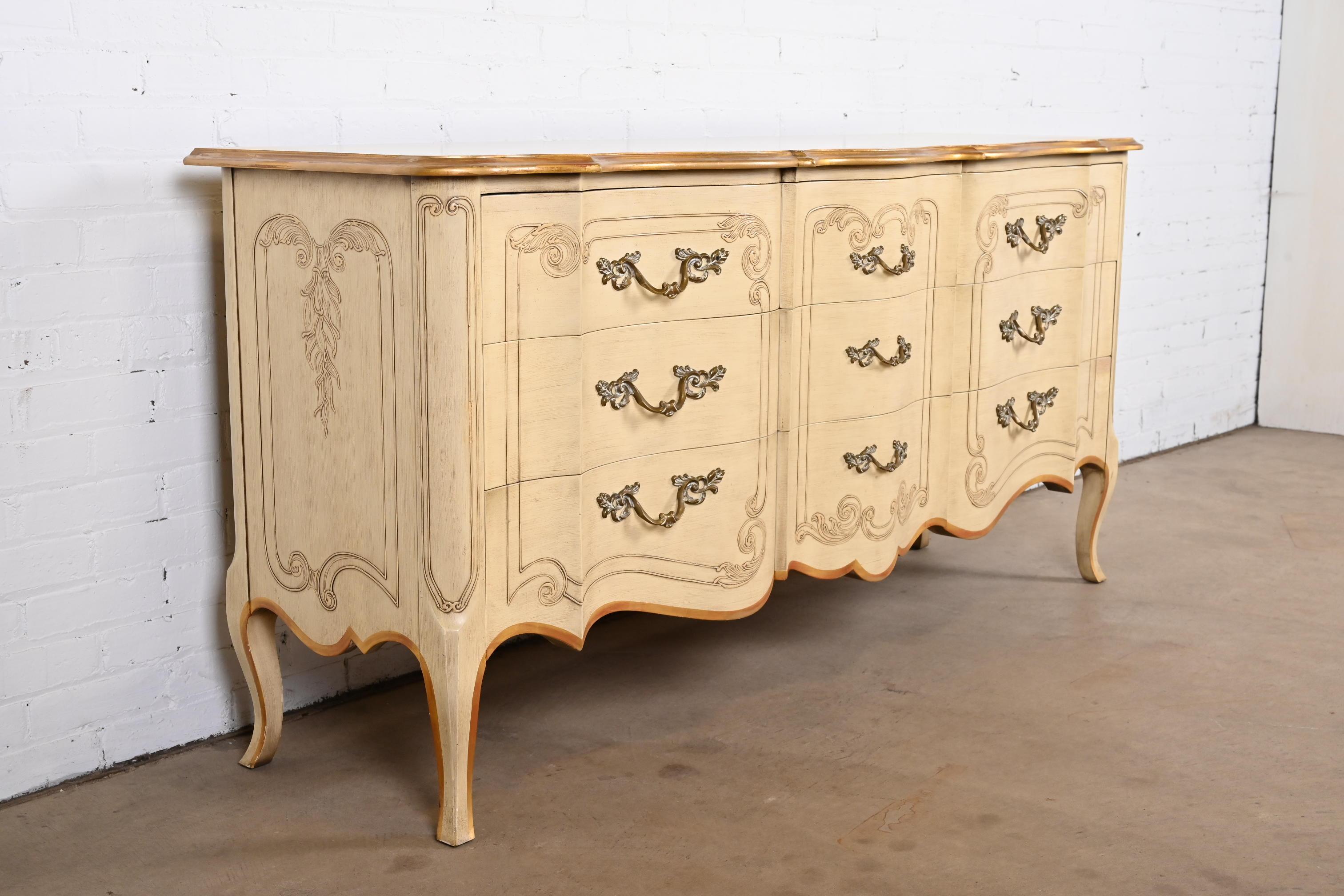 John Widdicomb Französische Provence Louis XV Kommode oder Anrichte, ca. 1950er Jahre (amerikanisch)