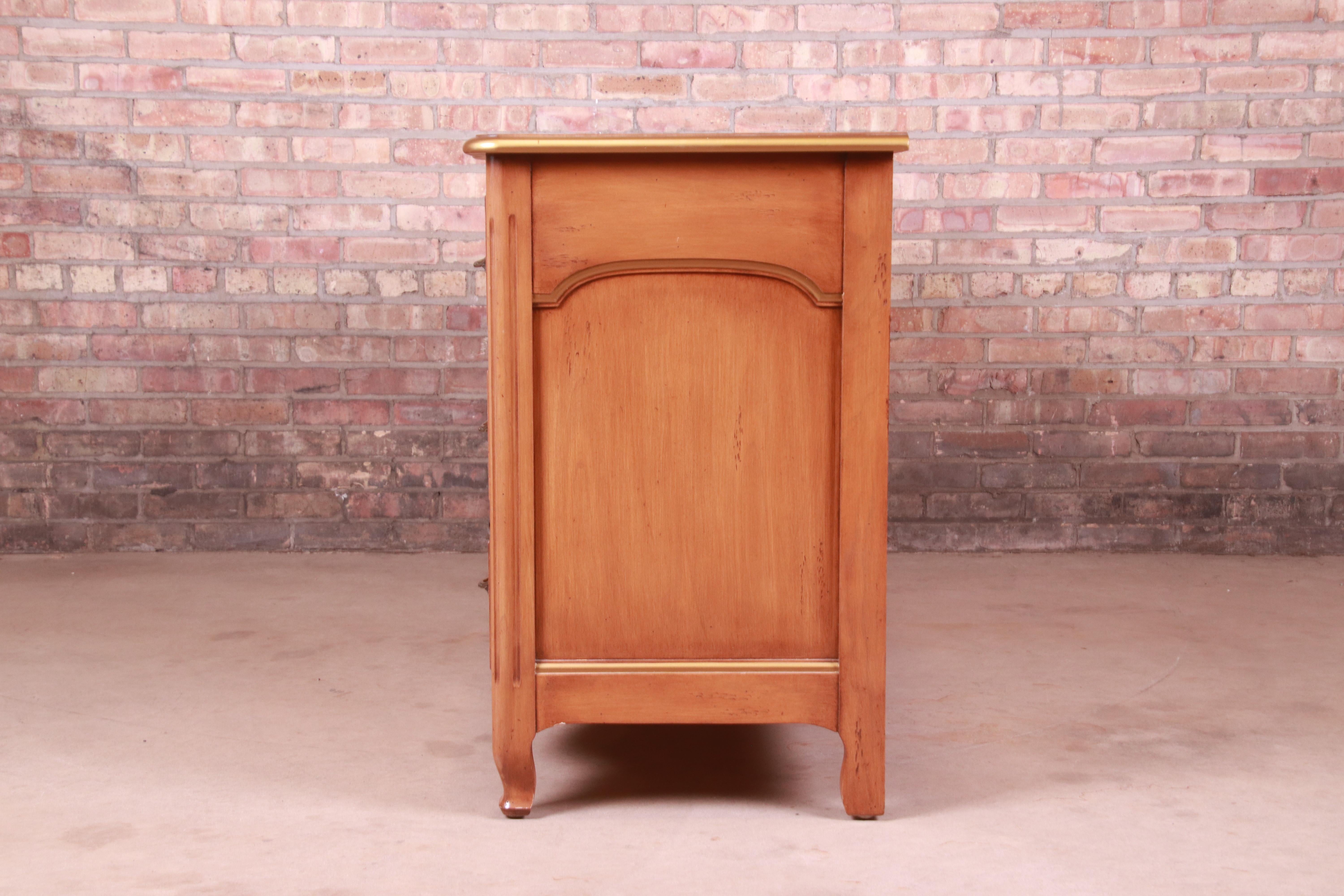 John Widdicomb French Provincial Louis XV Maple Dresser or Credenza, Circa 1950s 9