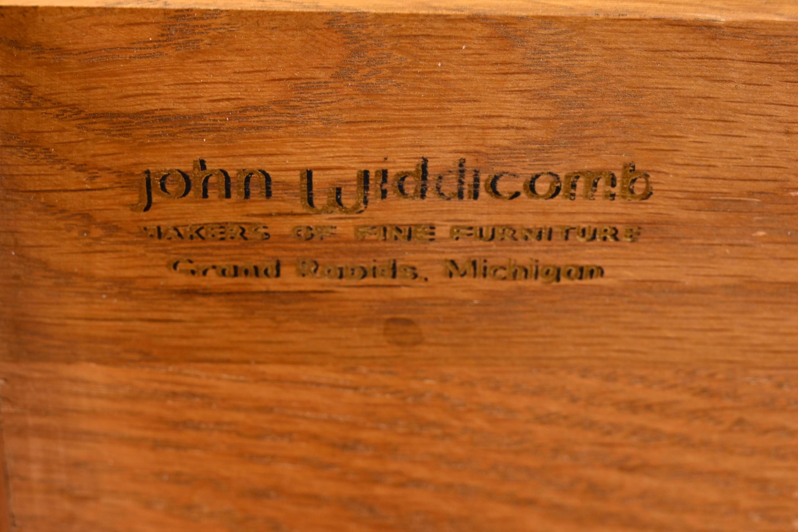 John Widdicomb French Provincial Louis XV Walnut Armoire Dresser, Circa 1960s 1