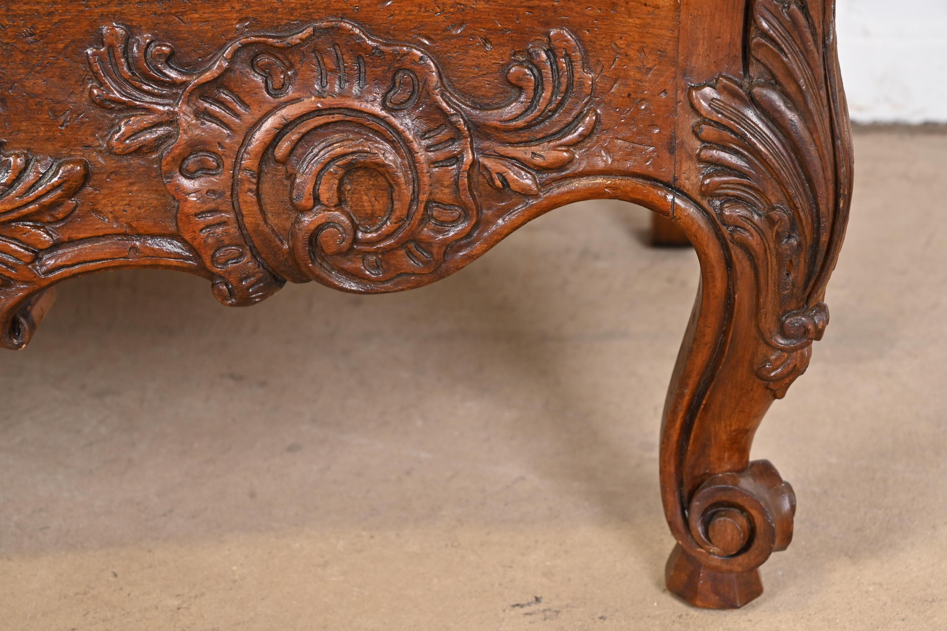 John Widdicomb French Provincial Louis XV Walnut Commode or Chest of Drawers 6