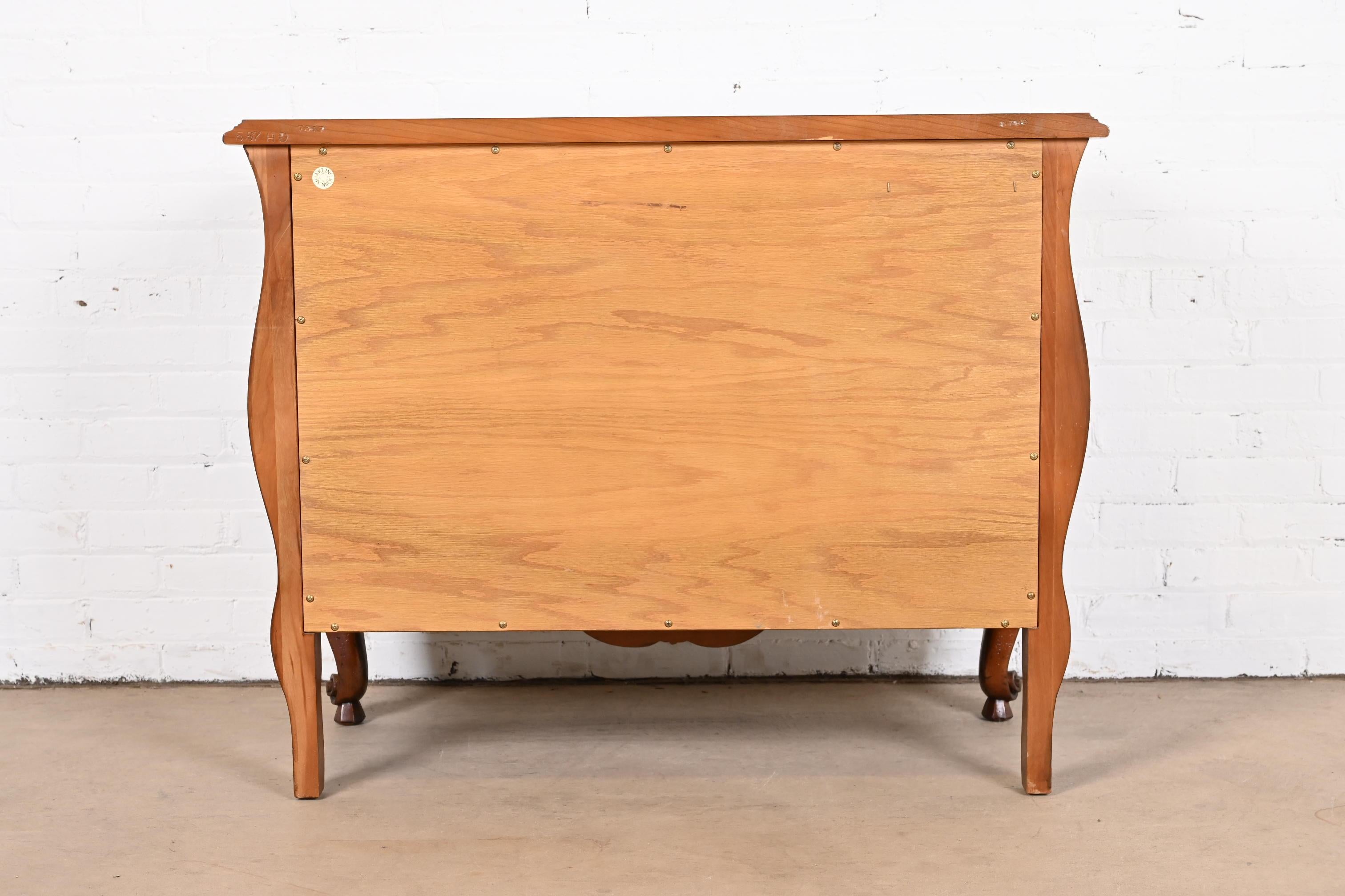 John Widdicomb French Provincial Louis XV Walnut Commode or Chest of Drawers 9