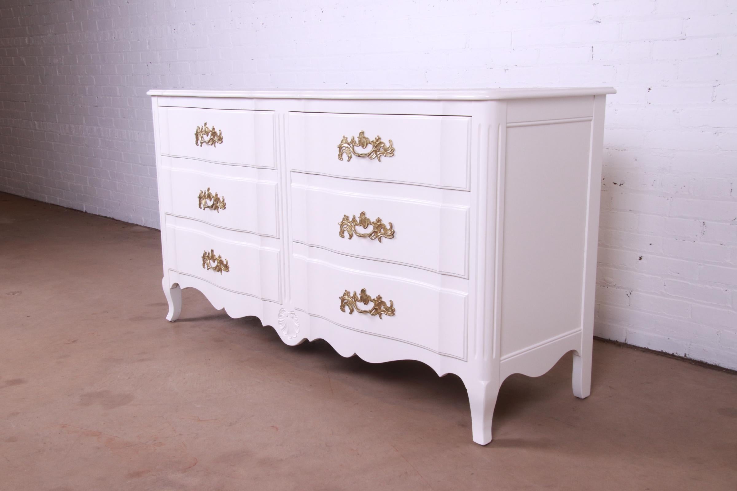 french provincial white dresser