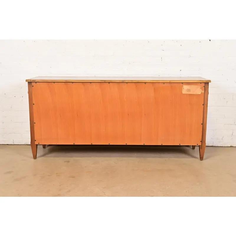 John Widdicomb French Regency Louis XVI Fruitwood Sideboard Credenza, Circa 1960 For Sale 7