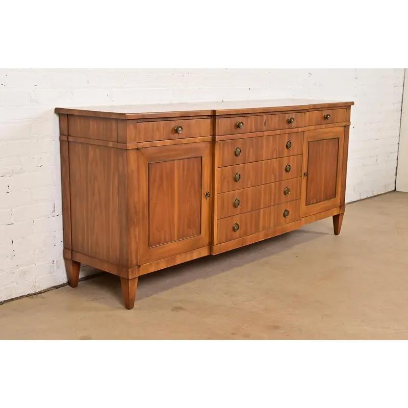 Mid-20th Century John Widdicomb French Regency Louis XVI Fruitwood Sideboard Credenza, Circa 1960 For Sale