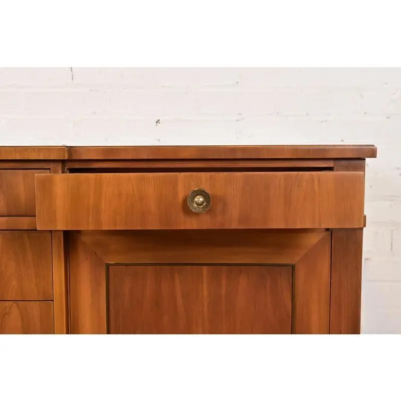 John Widdicomb French Regency Louis XVI Fruitwood Sideboard Credenza, Circa 1960 For Sale 2