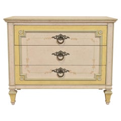 John Widdicomb French Regency Louis XVI Painted Bachelor Chest or Bedside Chest