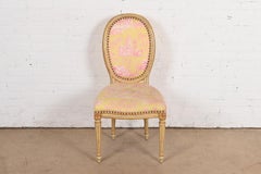 John Widdicomb French Regency Louis XVI Painted Desk Chair or Side Chair, 1960s