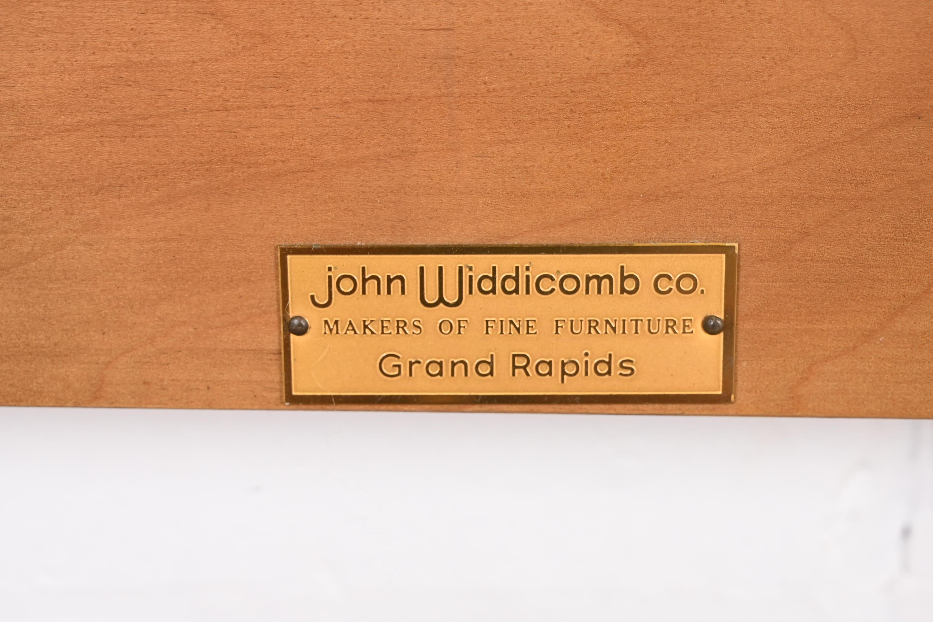 John Widdicomb French Rococo Louis XV Cherry and Gold Gilt King Size Headboard 7